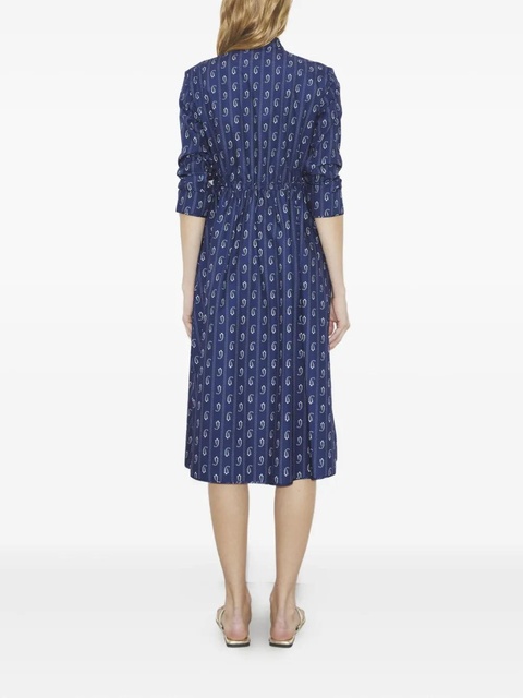 Tory Burch printed cotton beach dress - Blue - zdjęcie produktu nr 2
