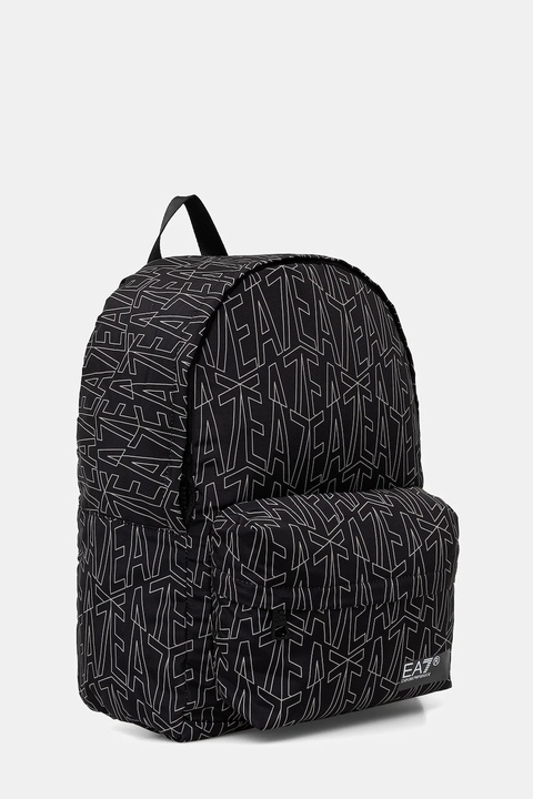 EA7 Emporio Armani plecak kolor czarny duży wzorzysty AF10465.7X000001 - zdjęcie produktu nr 2