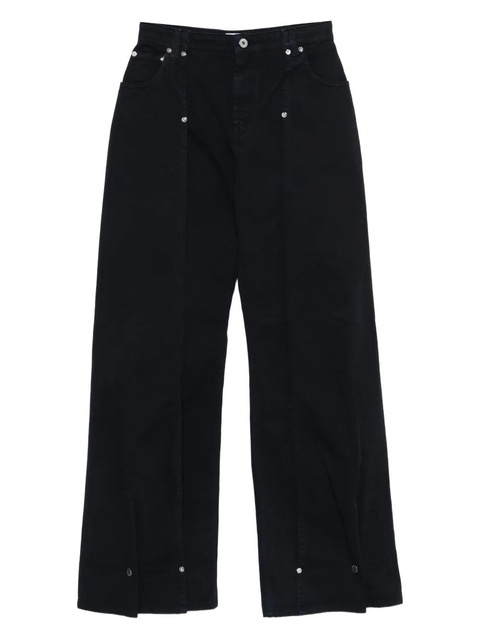 Jean Paul Gaultier panelled button-fastening jeans - Blue - zdjęcie produktu nr 1
