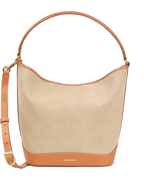 SANDRO Tangoso bucket bag - Neutrals - zdjęcie produktu nr 1