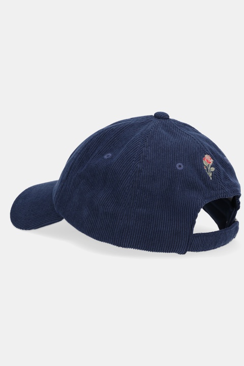 Tommy Jeans czapka z daszkiem sztruksowa kolor granatowy AW0AW17908 - zdjęcie produktu nr 2