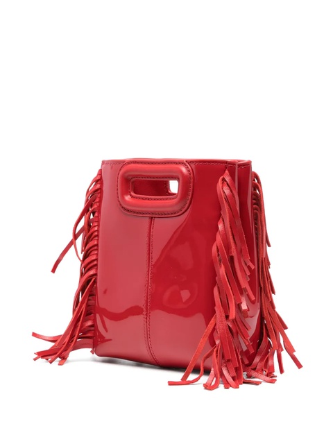 Maje fringe-detail mini bag - Red - zdjęcie produktu nr 1
