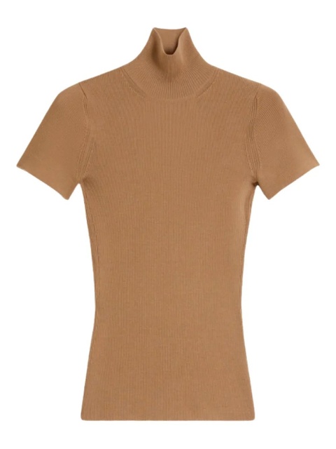 Max Mara ribbed turtleneck top - Brown - zdjęcie produktu nr 1