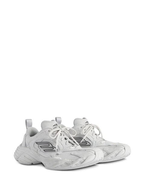 Balenciaga Monday suede inserts chunky sole sneaker - Grey - zdjęcie produktu nr 1