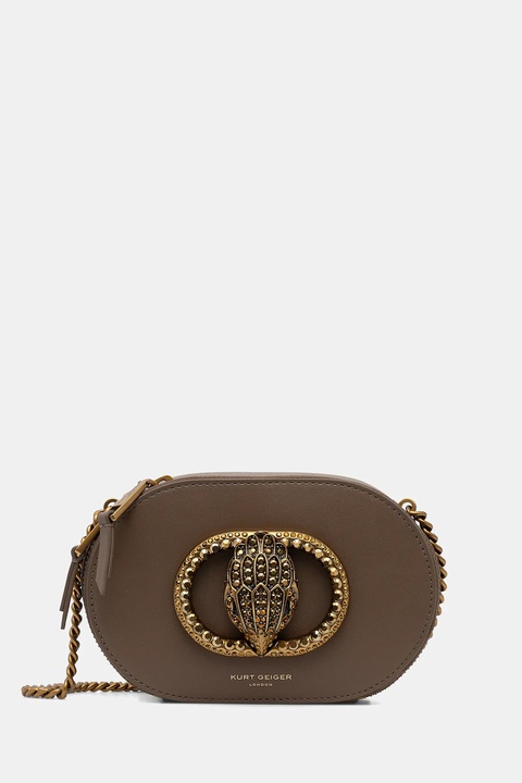Kurt Geiger London torebka skórzana kolor brązowy 3600637109 - zdjęcie produktu nr 1