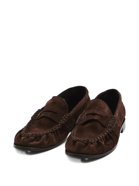 Saint Laurent Cassandre-detail loafers - Brown - zdjęcie produktu nr 2