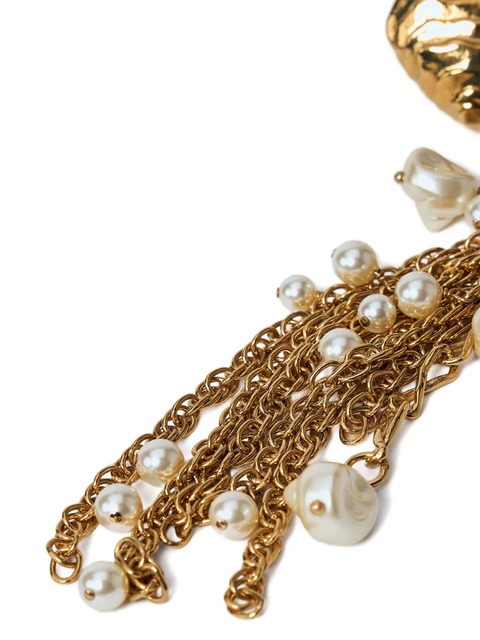Chloé shell earrings - Gold - zdjęcie produktu nr 2