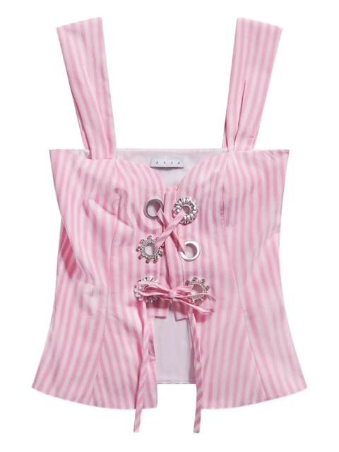 AREA striped corset top - Pink - zdjęcie produktu nr 1