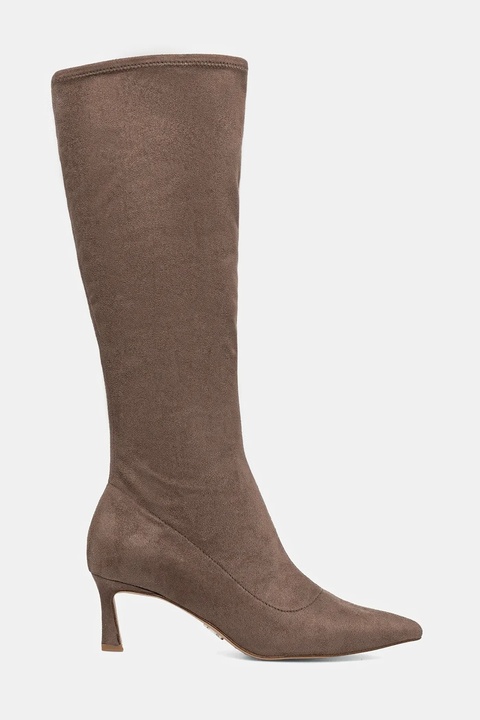 Steve Madden kozaki Leisured damskie kolor beżowy na szpilce 11003500 - zdjęcie produktu nr 2