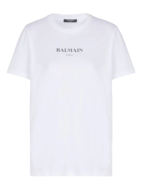 Balmain logo-print T-shirt - White - zdjęcie produktu nr 1