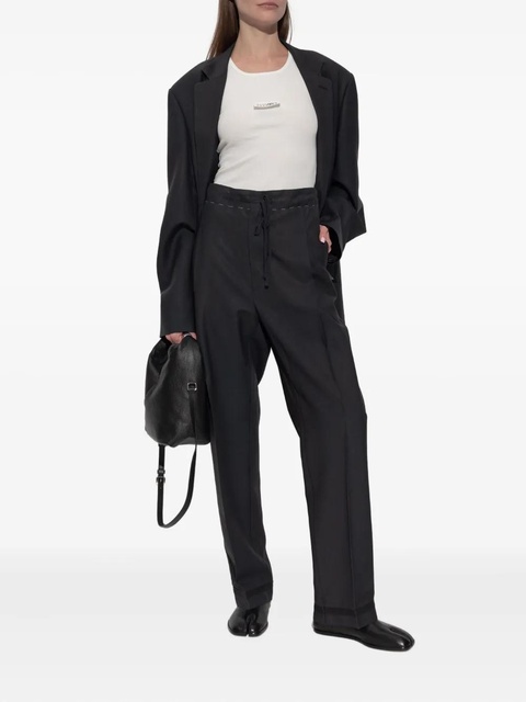 MM6 Maison Margiela cotton tank top - White - zdjęcie produktu nr 1