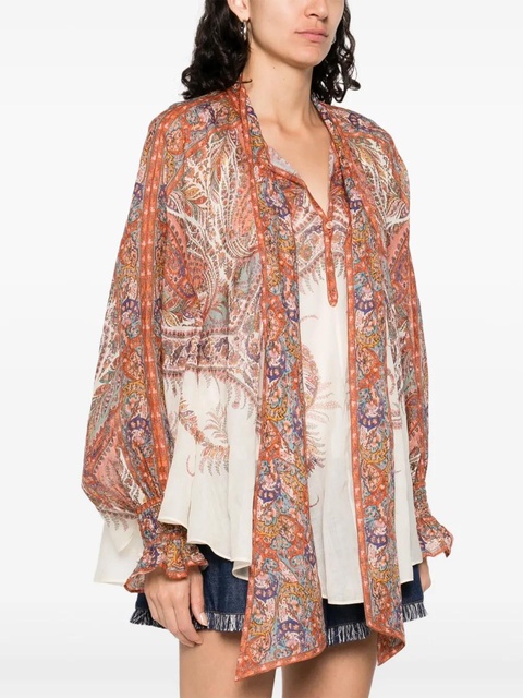 ZIMMERMANN Rhiannon blouse - Neutrals - zdjęcie produktu nr 2