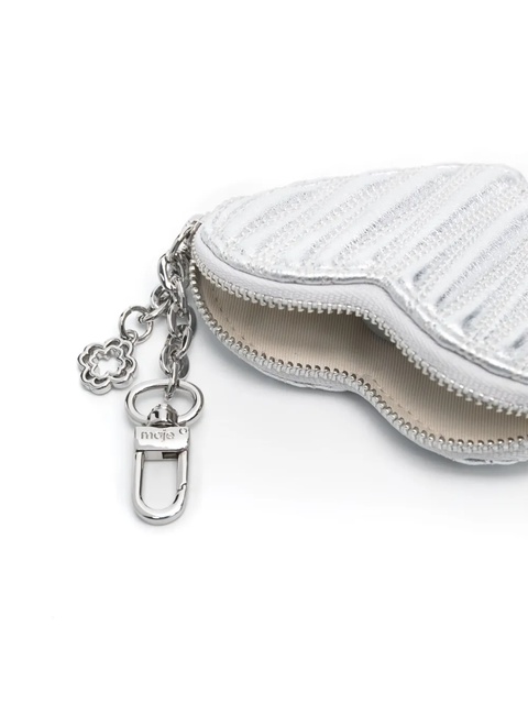 Maje quilted metallic-heart purse - Silver - zdjęcie produktu nr 2
