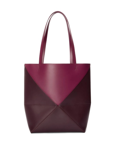 LOEWE Puzzle Fold bicolour tote bag - Purple - zdjęcie produktu nr 2