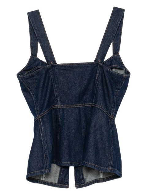 Reformation Zeta top - Blue - zdjęcie produktu nr 1