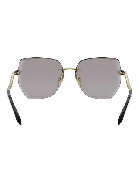 Bvlgari Serpenti Viper geometric-frame sunglasses - Black - zdjęcie produktu nr 2