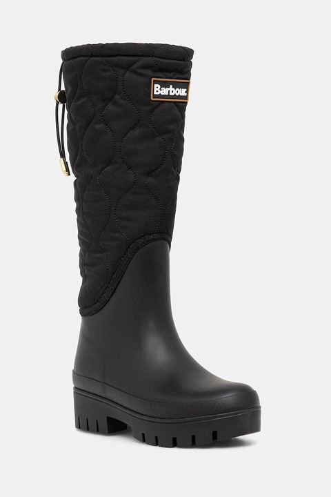 Barbour kalosze Marnie damskie kolor czarny LRF0117BK11 - zdjęcie produktu nr 1