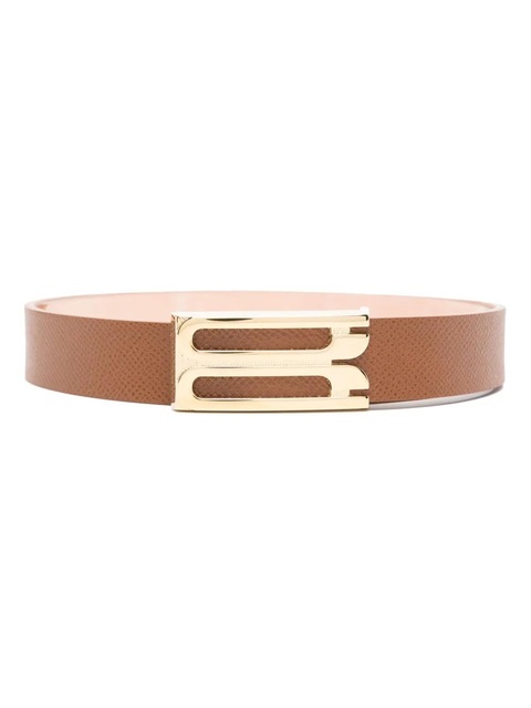 Victoria Beckham logo-buckle belt - Brown - zdjęcie produktu nr 1