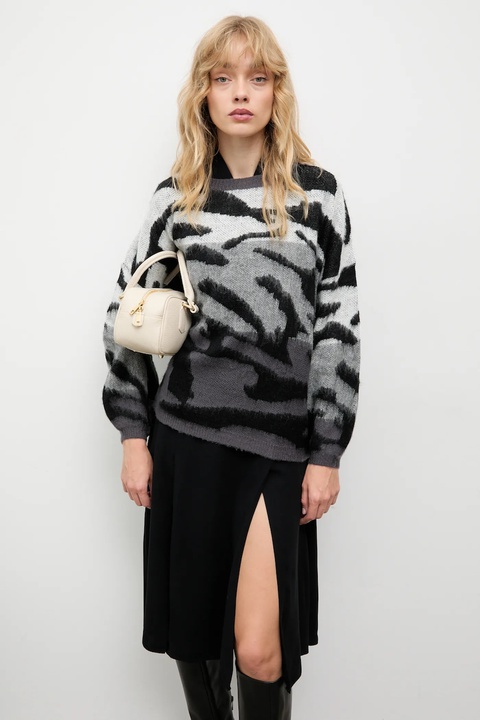 Answear.LAB sweter z dodatkiem wełny damski kolor szary - zdjęcie produktu nr 1