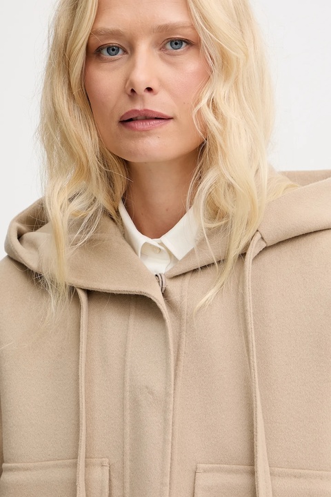 Weekend Max Mara płaszcz GARY kolor zielony 2525086041600 - zdjęcie produktu nr 1