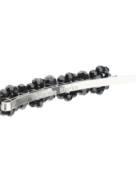 Simone Rocha crystal-embellished hair clip - Black - zdjęcie produktu nr 2
