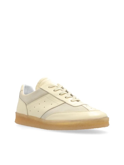 MM6 Maison Margiela panelled low-top trainers - Neutrals - zdjęcie produktu nr 1