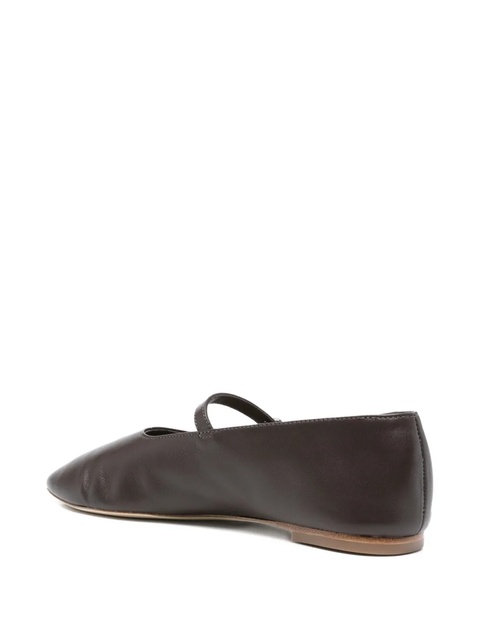 STAUD buckle-strap leather flats - Brown - zdjęcie produktu nr 2