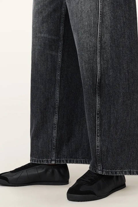 AllSaints sneakersy skórzane KENNY RUNNER damskie kolor czarny W116FC - zdjęcie produktu nr 1
