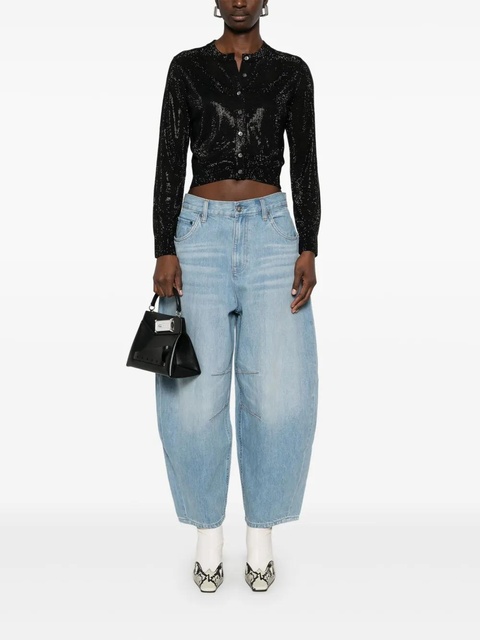 Alexander Wang cropped cardigan - Black - zdjęcie produktu nr 2