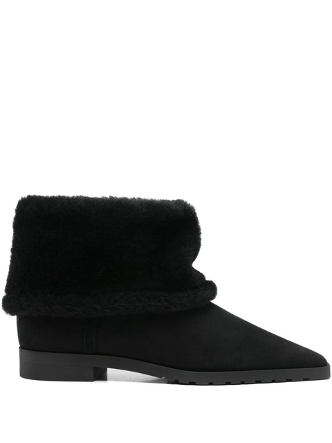 TOTEME fold-down shearling boots - Black - zdjęcie produktu nr 1