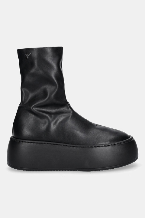 Giuseppe Zanotti botki Alma kolor czarny na platformie RW40036.002 - zdjęcie produktu nr 2