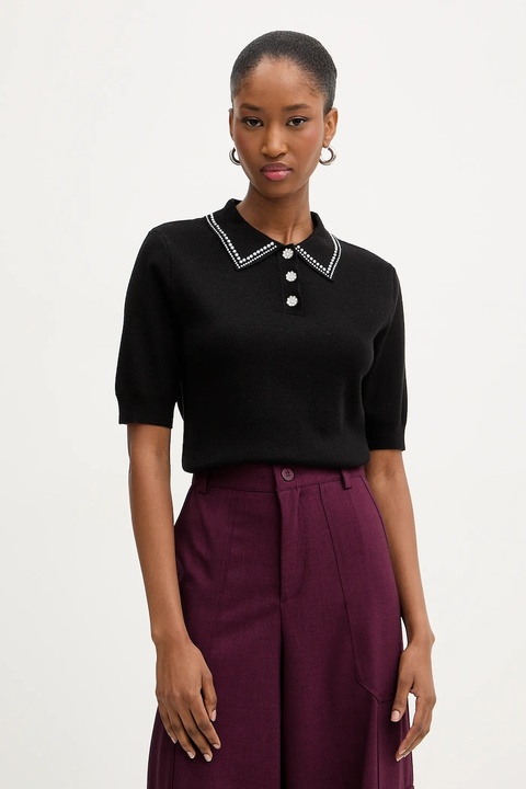 Morgan sweter damski kolor czarny lekki MAP - zdjęcie produktu nr 1