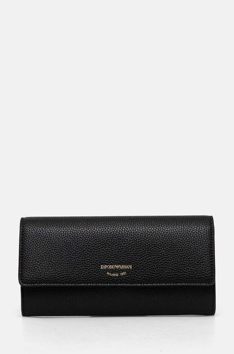 Emporio Armani portfel damski kolor czarny EW000542 AF11953 - zdjęcie produktu nr 1