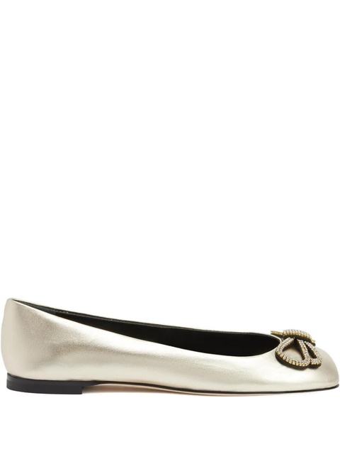Giuseppe Zanotti Zari' embellished ballet - Gold - zdjęcie produktu nr 2