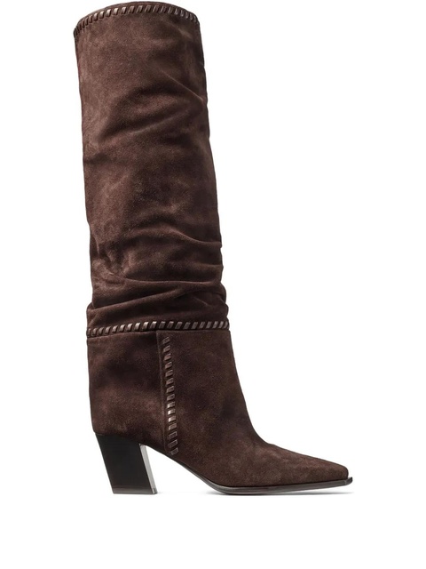 Jimmy Choo 60mm knee-high boots - Brown - zdjęcie produktu nr 1