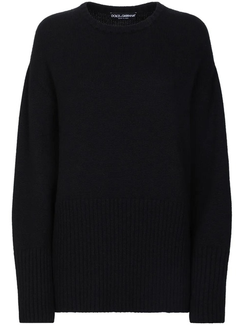Dolce & Gabbana balloon-sleeve jumper - Black - zdjęcie produktu nr 1