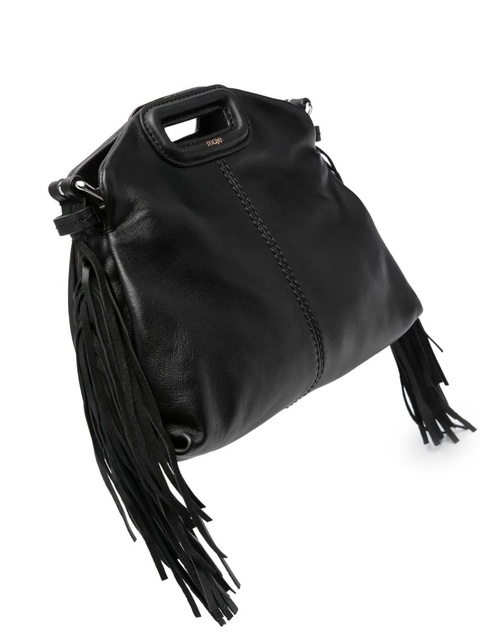 Maje mini Miss M leather shoulder bag - Black - zdjęcie produktu nr 2