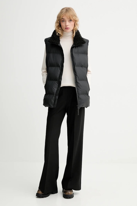 Rains bezrękawnik 17220 Alta Vision Puffer Vest kolor czarny zimowy 17220 - zdjęcie produktu nr 2