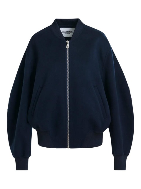 Essentiel Antwerp zip-fastening bomber jacket - Blue - zdjęcie produktu nr 1