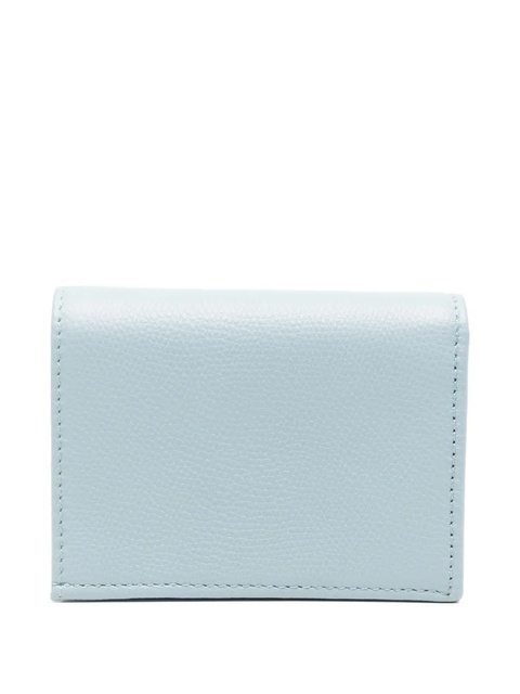 Valentino Garavani grained leather logo wallet - Blue - zdjęcie produktu nr 1