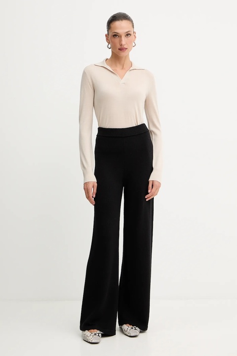 Weekend Max Mara sweter wełniany CAPPA damski kolor beżowy lekki 2525366052600 - zdjęcie produktu nr 2