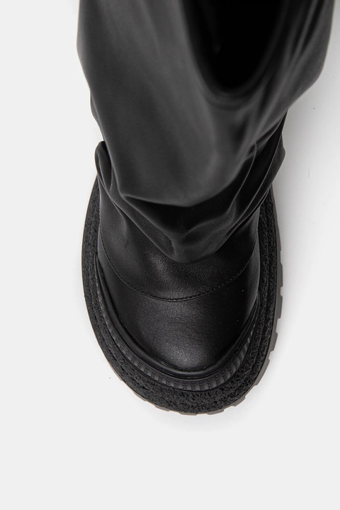 Naked Wolfe buty skórzane Disturb damskie kolor czarny na platformie Disturb Leather Black - zdjęcie produktu nr 1