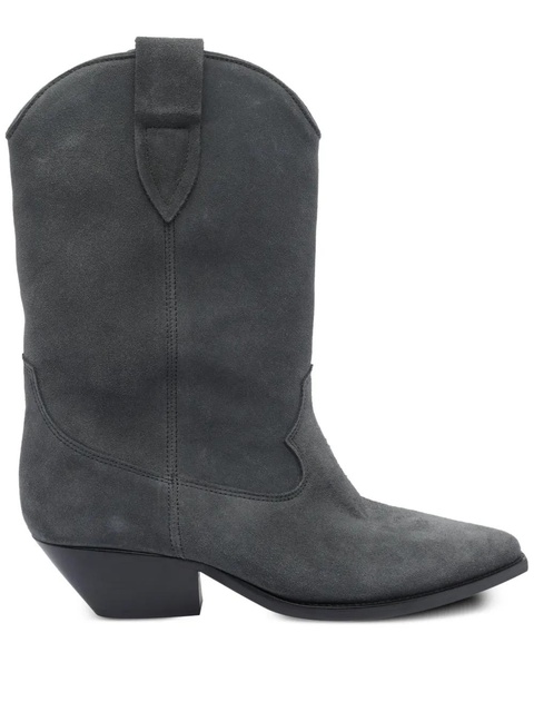 ISABEL MARANT 40mm suede pointed-toe cowboy boots - Grey - zdjęcie produktu nr 1
