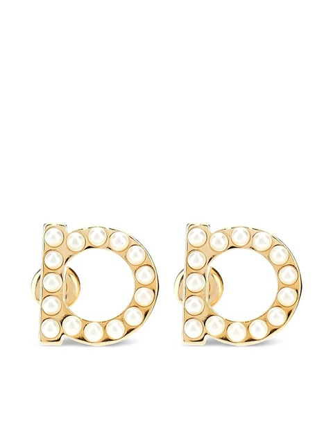 Ferragamo embellished Gancio earrings - Metallic - zdjęcie produktu nr 1