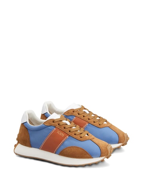 Tod's lace-up panelled sneakers - Blue - zdjęcie produktu nr 2