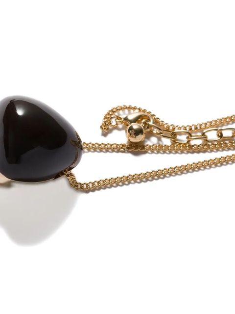 Miu Miu ball-pendant necklace - Brown - zdjęcie produktu nr 2
