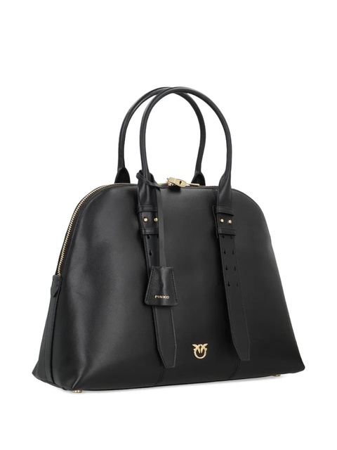 PINKO maxi Escape leather tote bag - Black - zdjęcie produktu nr 2