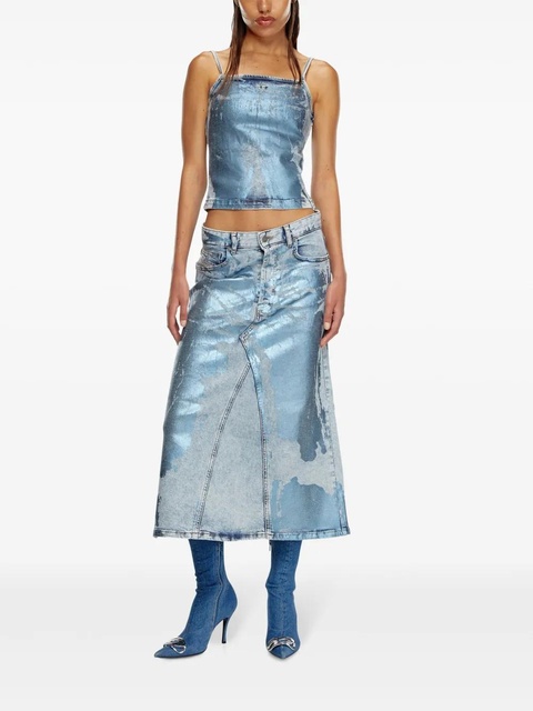 Diesel De-Ila-S metallic-effect top - Blue - zdjęcie produktu nr 2