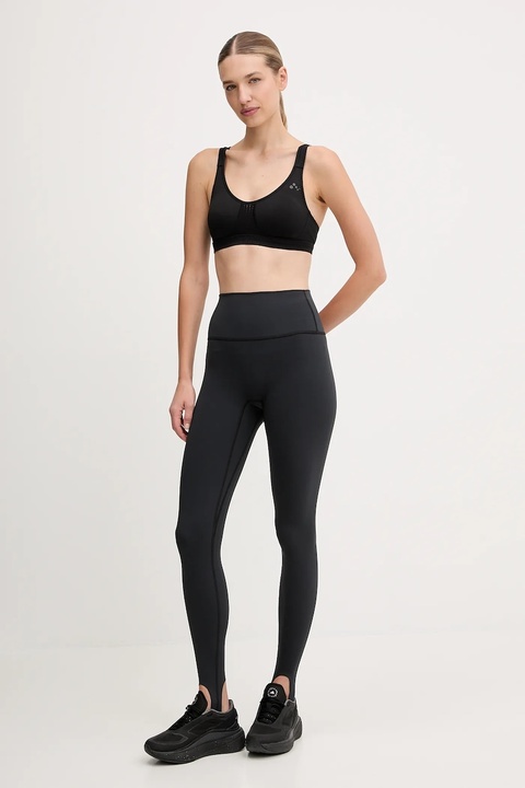 New Balance legginsy treningowe damskie kolor czarny gładkie WP53168BK - zdjęcie produktu nr 2