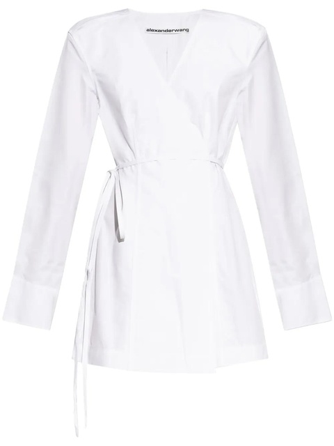 Alexander Wang slit-detailing wrap dress - White - zdjęcie produktu nr 1